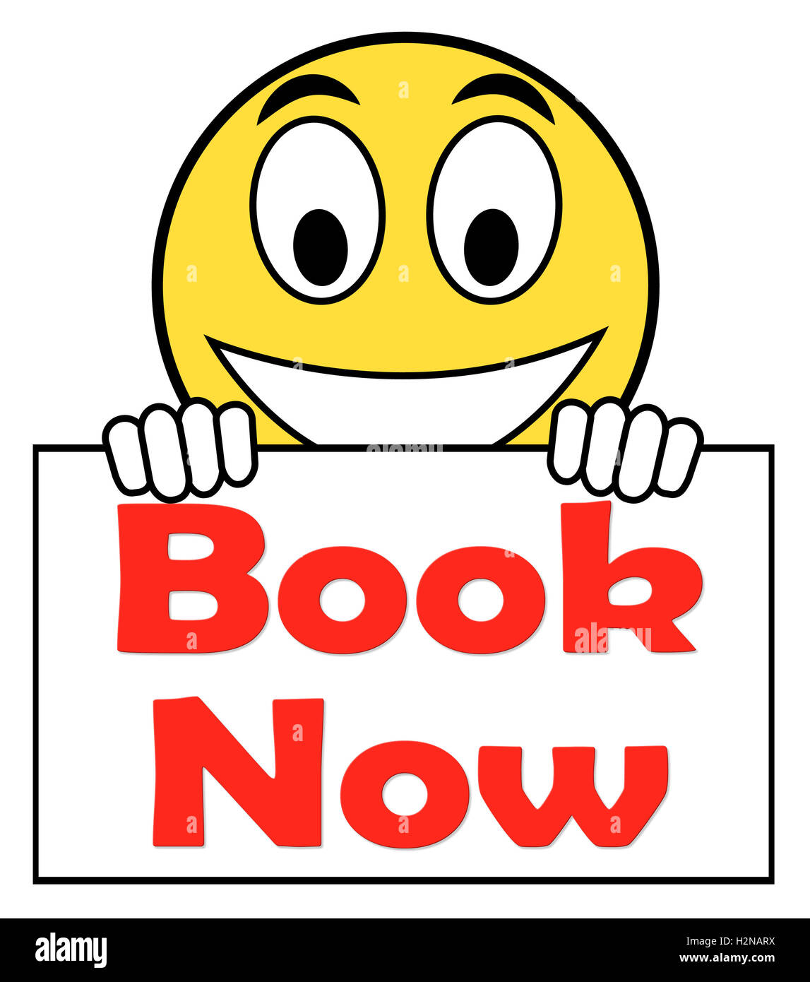 Book Now On Sign For Hotel Or Flight Reservation Stock Photo