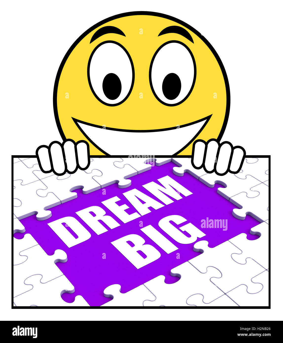 Dream Big Sign Meaning Ambitious Hopes And Goals Stock Photo Alamy