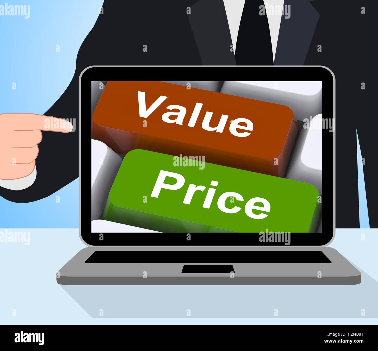 Value Price Computer Meaning Product Quality And Pricing Stock Photo - Alamy