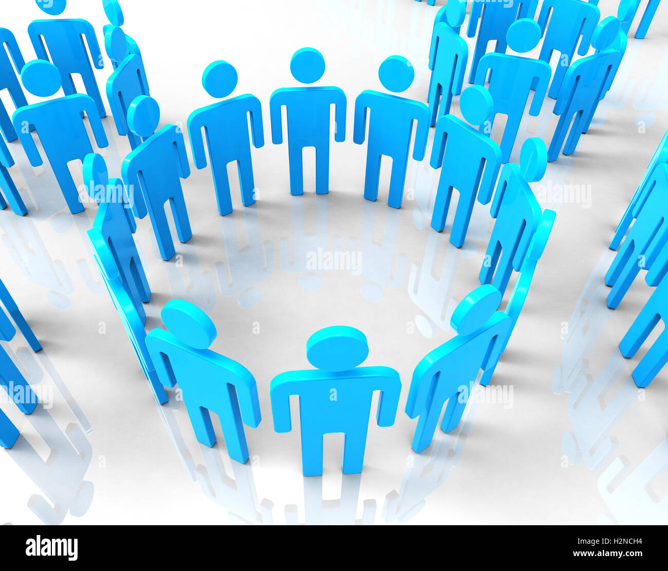 Network Groups Meaning Global Communications And Together Stock Photo
