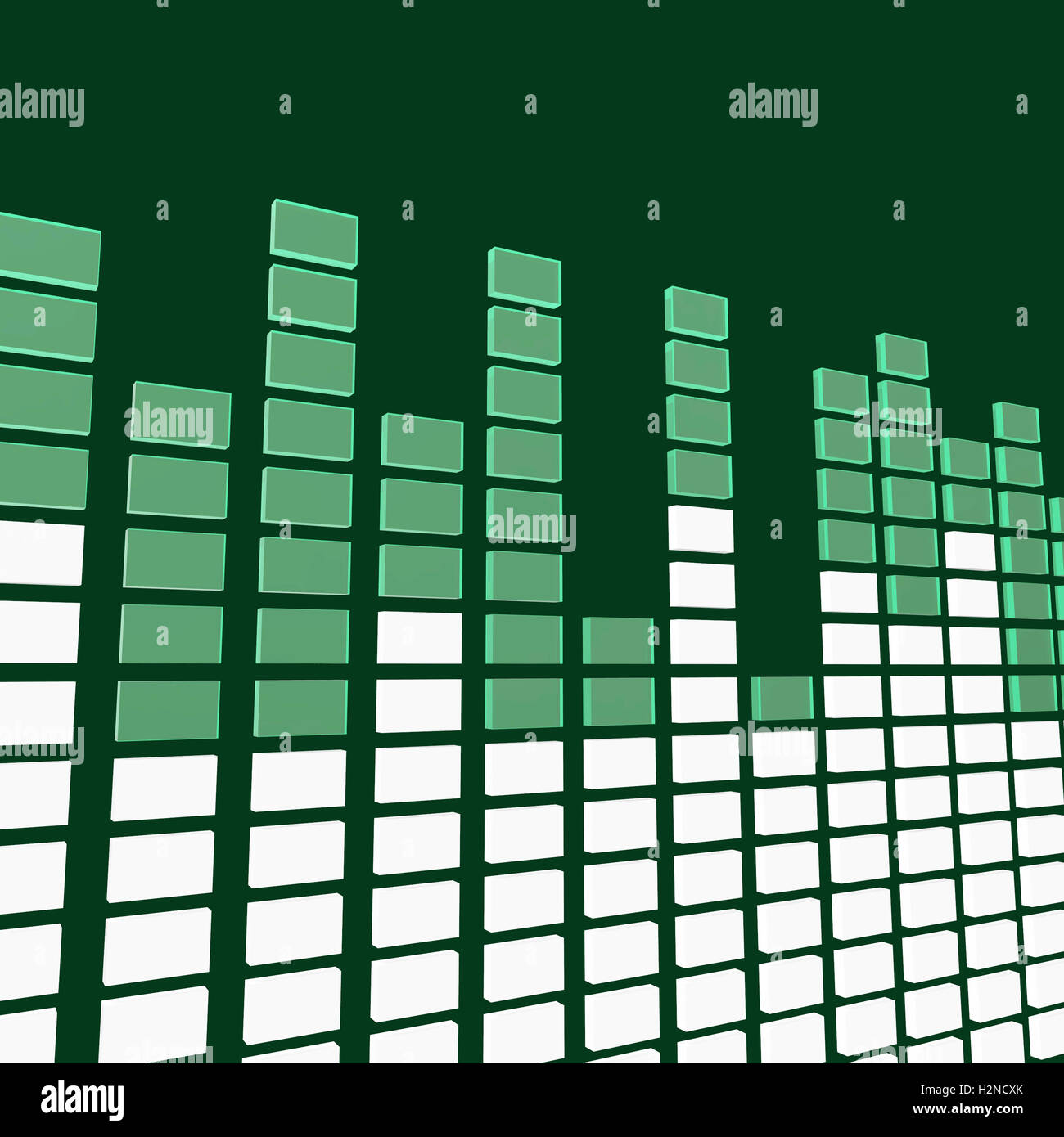 Music Equaliser Indicating Business Graph And Profit Stock Photo Alamy