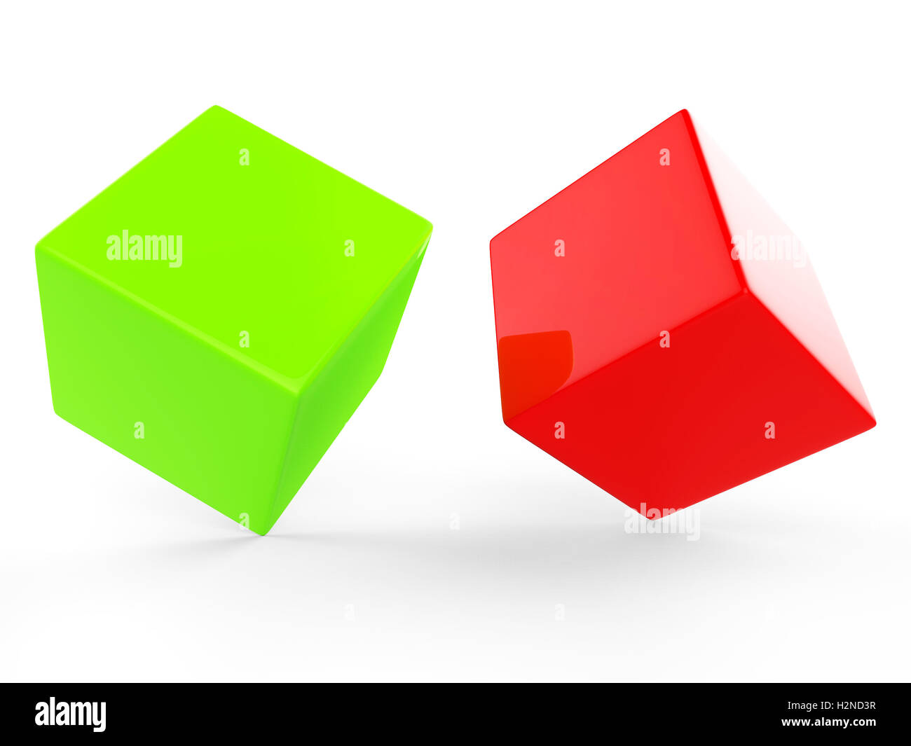 Dice Blocks Indicating Empty Space And Blank Stock Photo Alamy