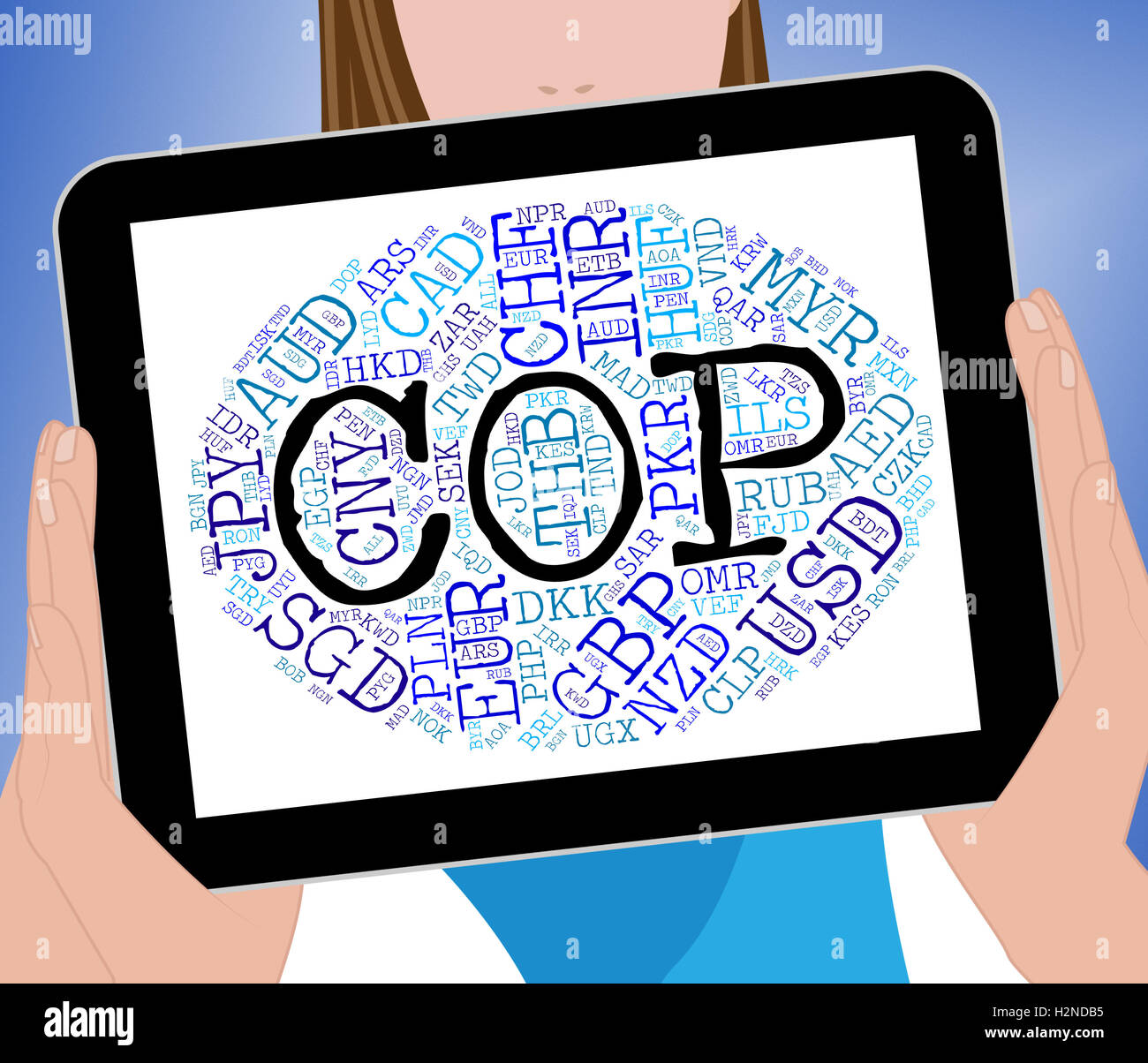 Cop Currency Meaning Forex Trading And Wordcloud Stock Photo - Alamy