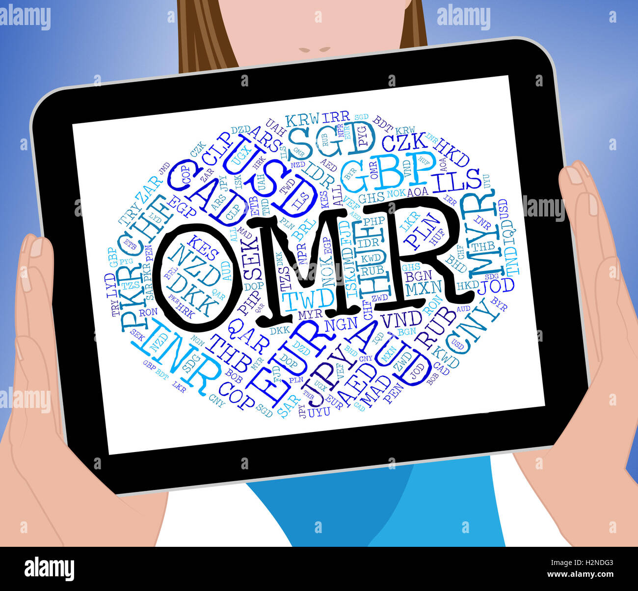 Omr Currency Representing Oman Rials And Omani Stock Photo Alamy