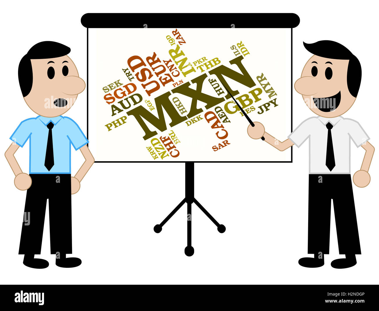 Mexican peso representing forex trading hi-res stock photography and images  - Alamy