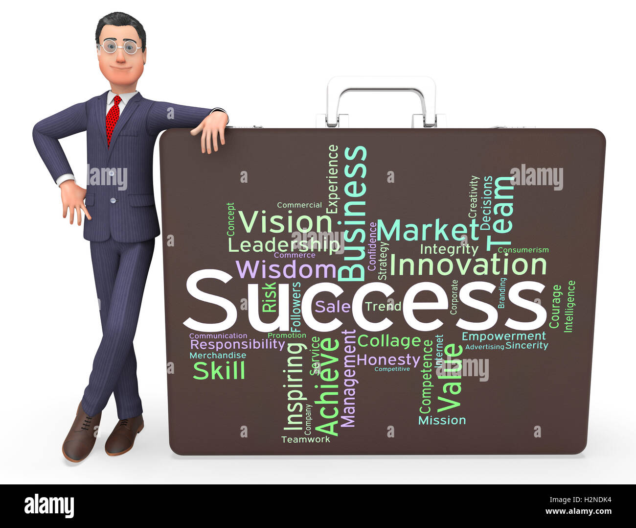 Success Words Meaning Succeed Triumph And Text Stock Photo