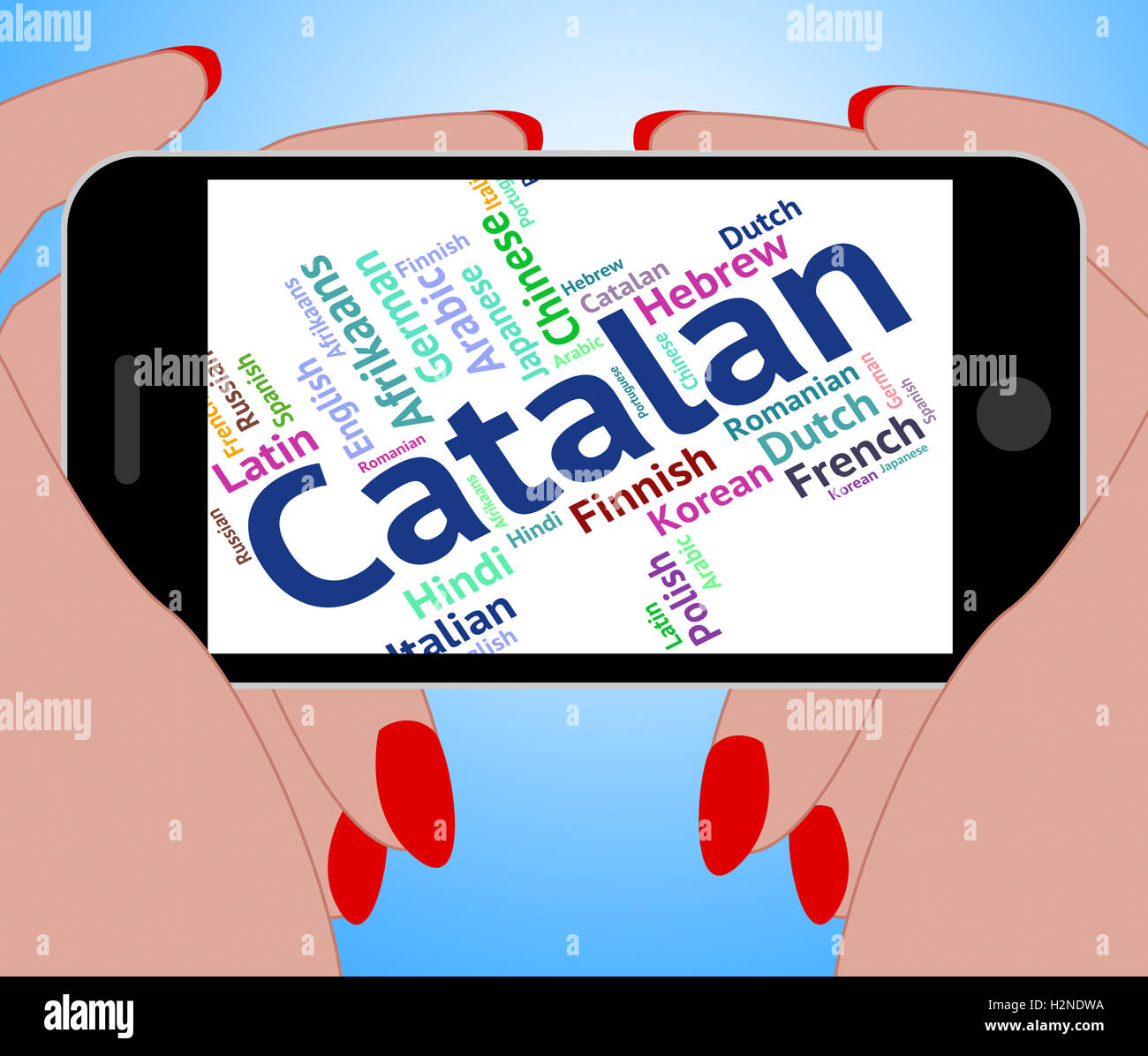 Catalan Language Meaning Words International And Translate Stock Photo,  Picture and Royalty Free Image. Image 41876149.