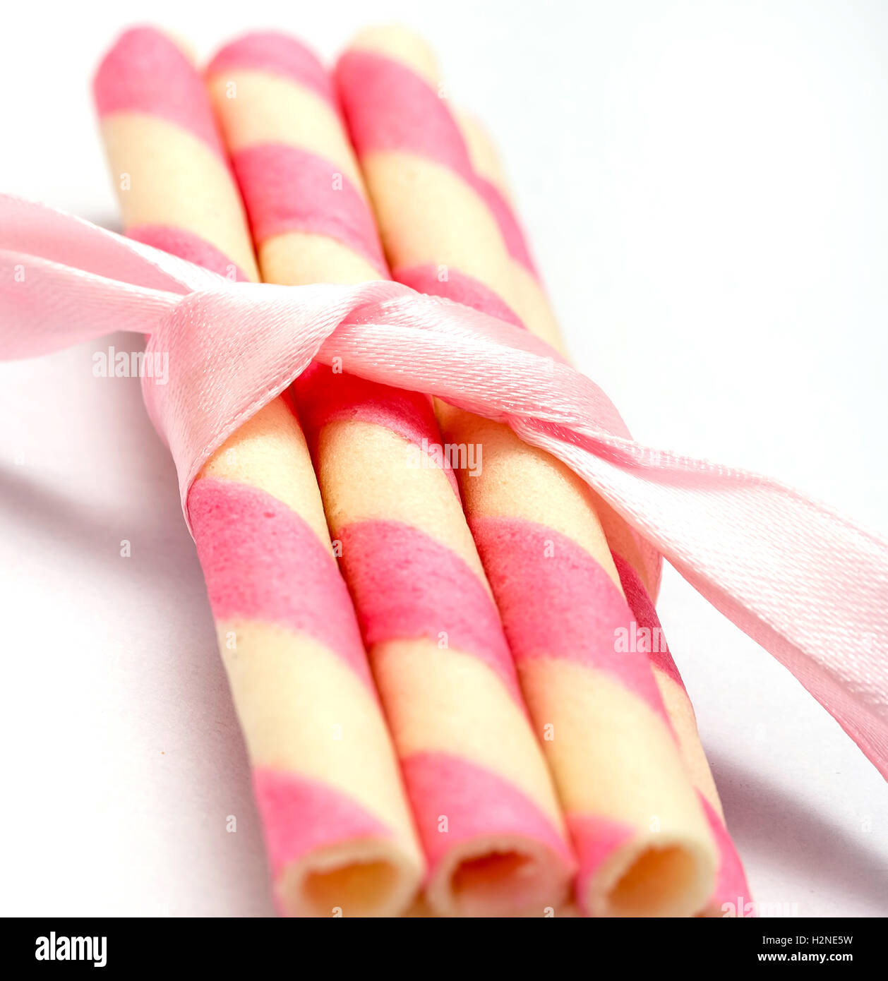 Pink wafer biscuits hires stock photography and images Alamy