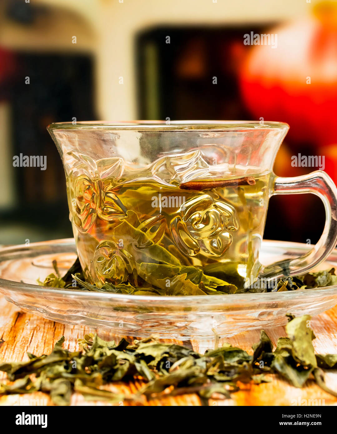Hot China Tea Indicating Asia Healthy And Drinks Stock Photo Alamy