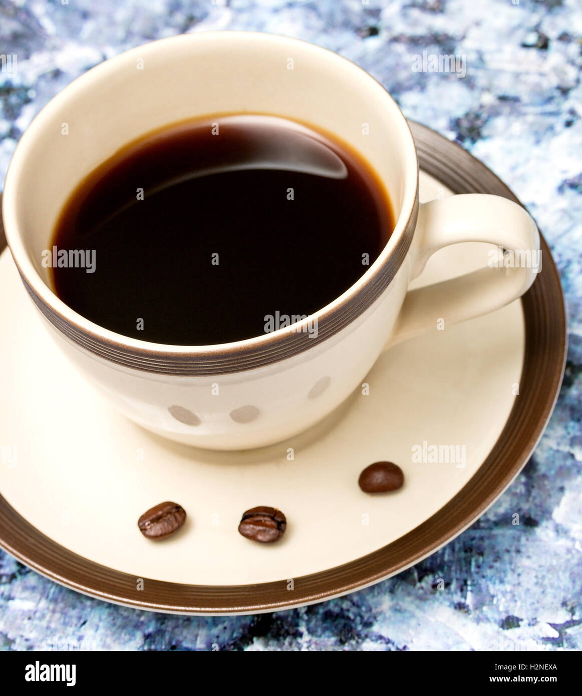 Black Coffee Break Indicating Beverages Breaks And Breaktime Stock