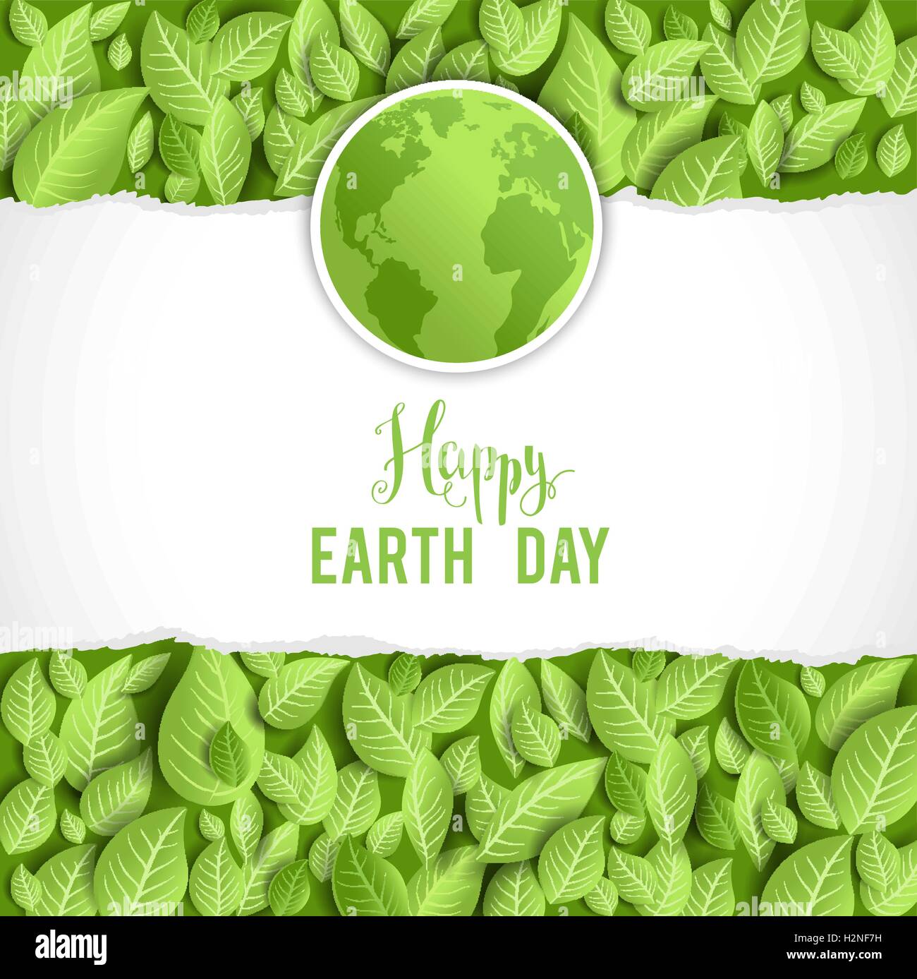 Earth day banner Stock Vector