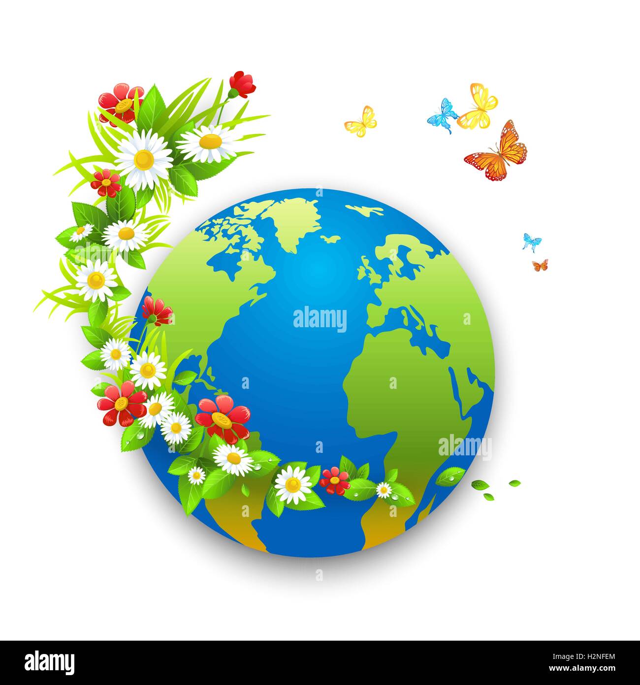 Love my planet Stock Vector Image & Art - Alamy