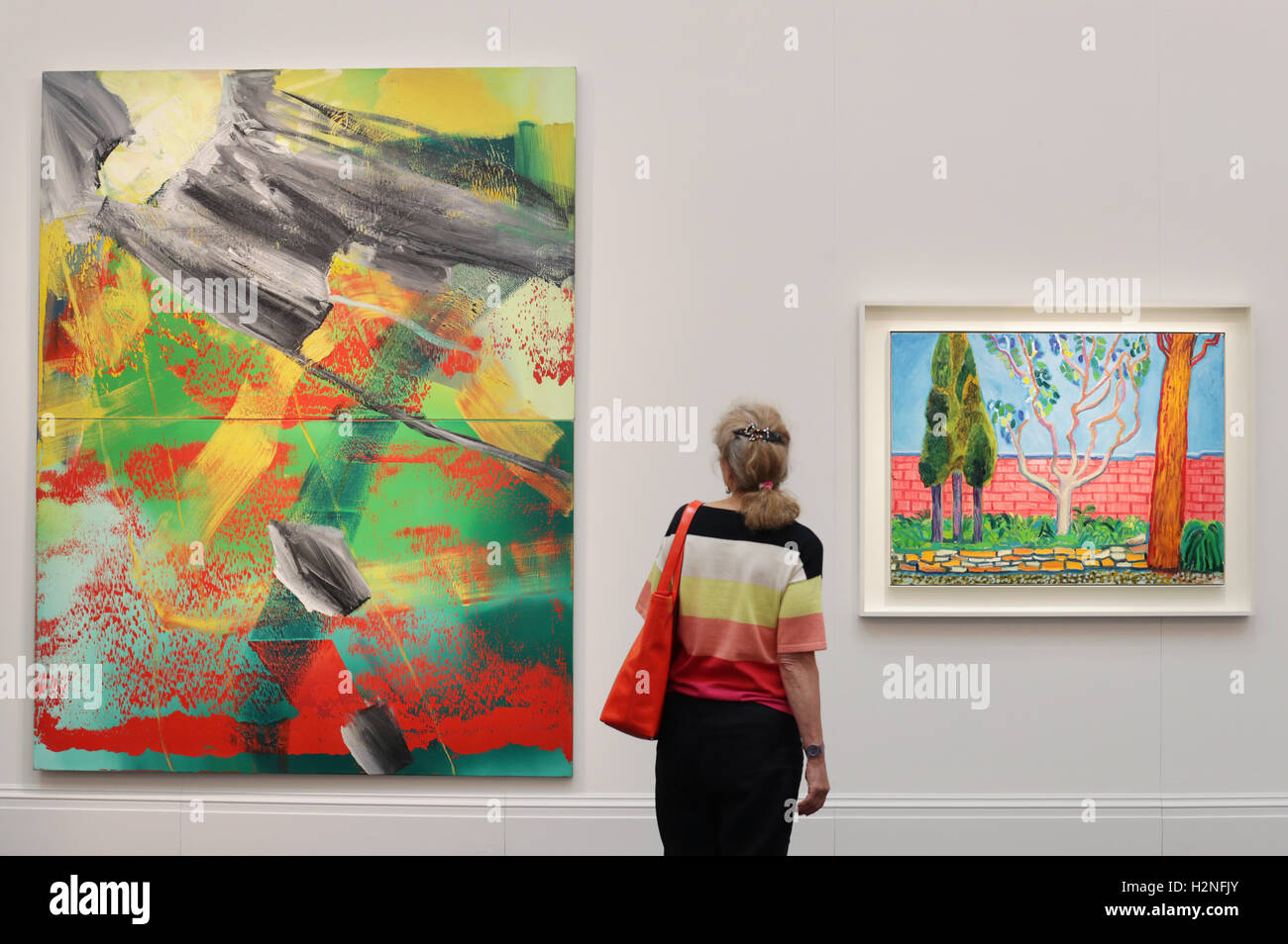 Gerhard Richter S Garten 1982 Left Which Has An Estimate Of
