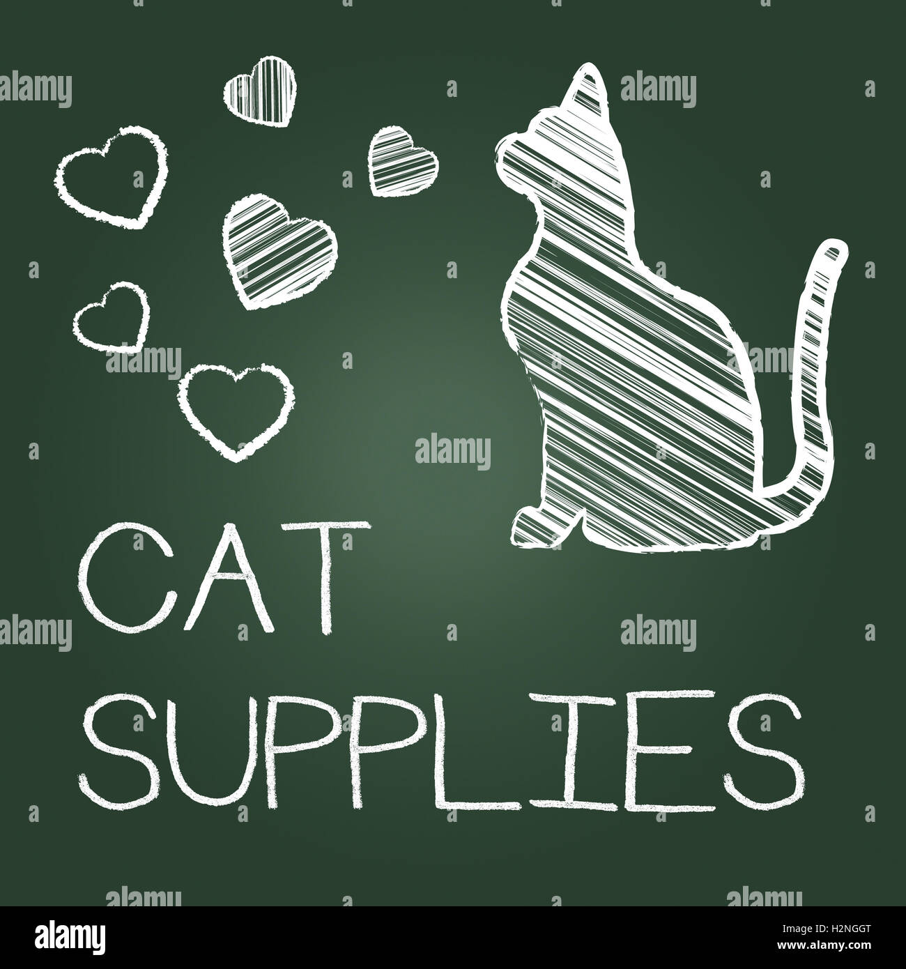 Cat Supplies Meaning Kitty Goods And Shopping Stock Photo Alamy