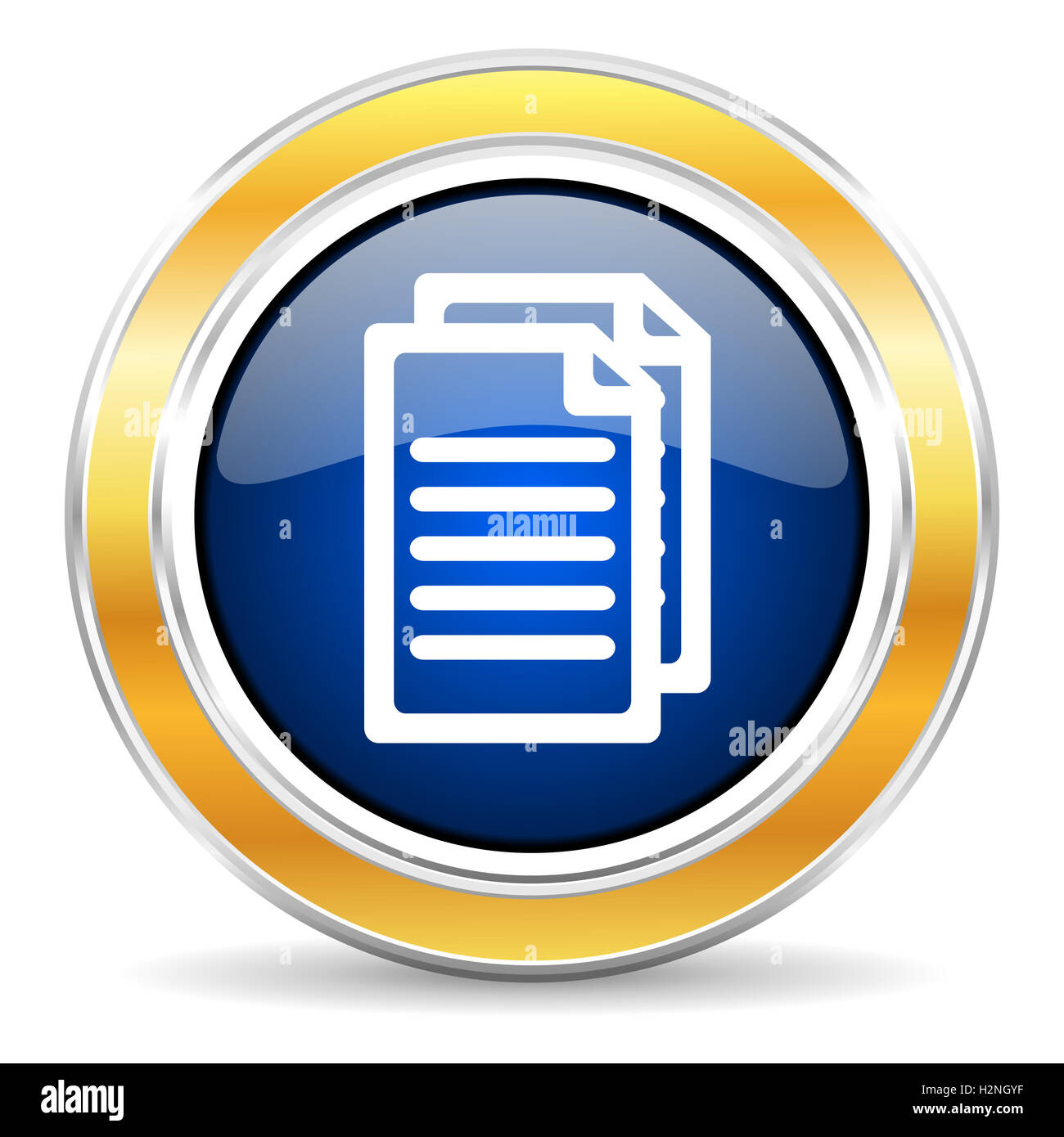 Document icon paper documents hi-res stock photography and images - Alamy