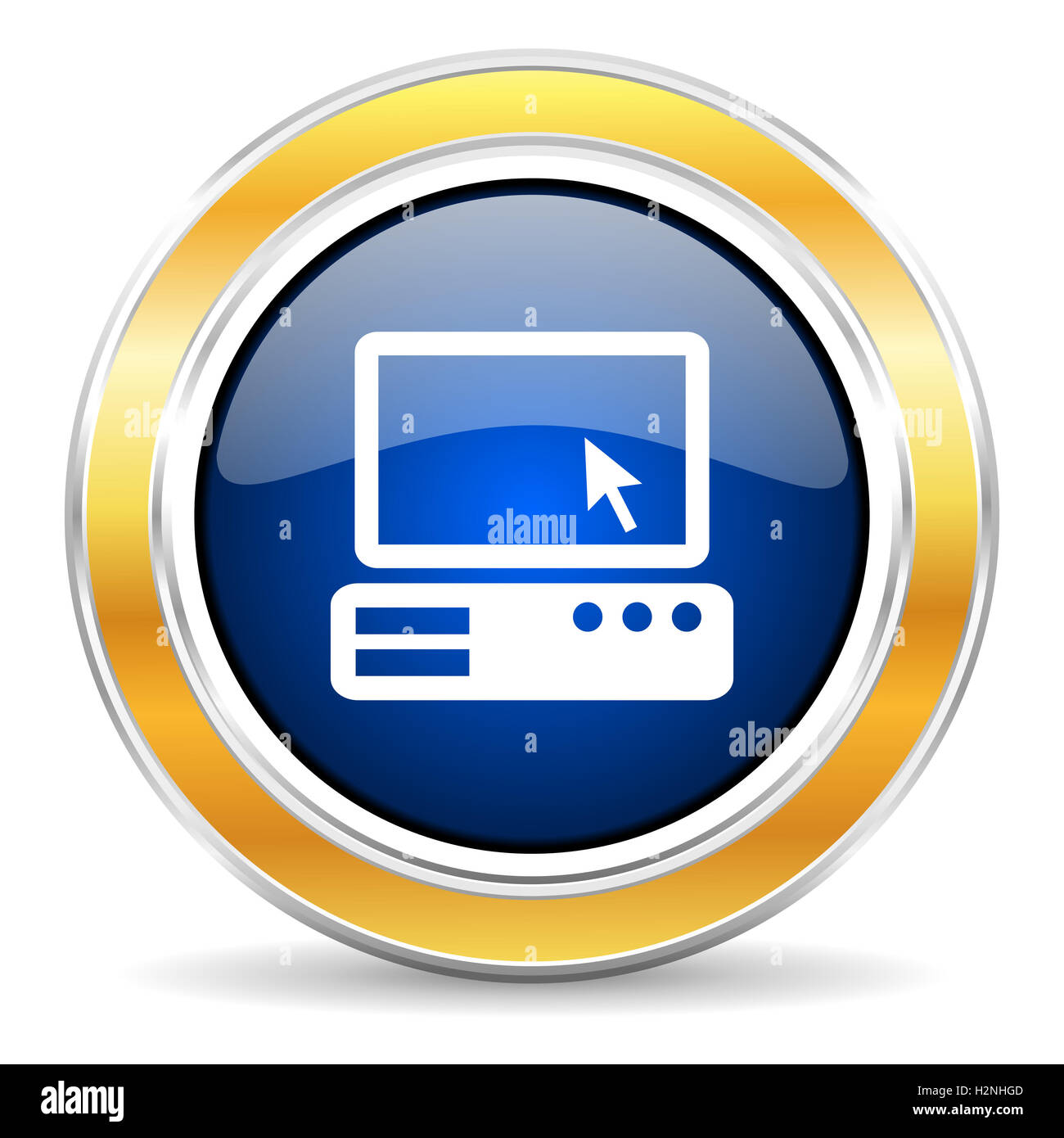 Computer server icon design hi-res stock photography and images - Alamy