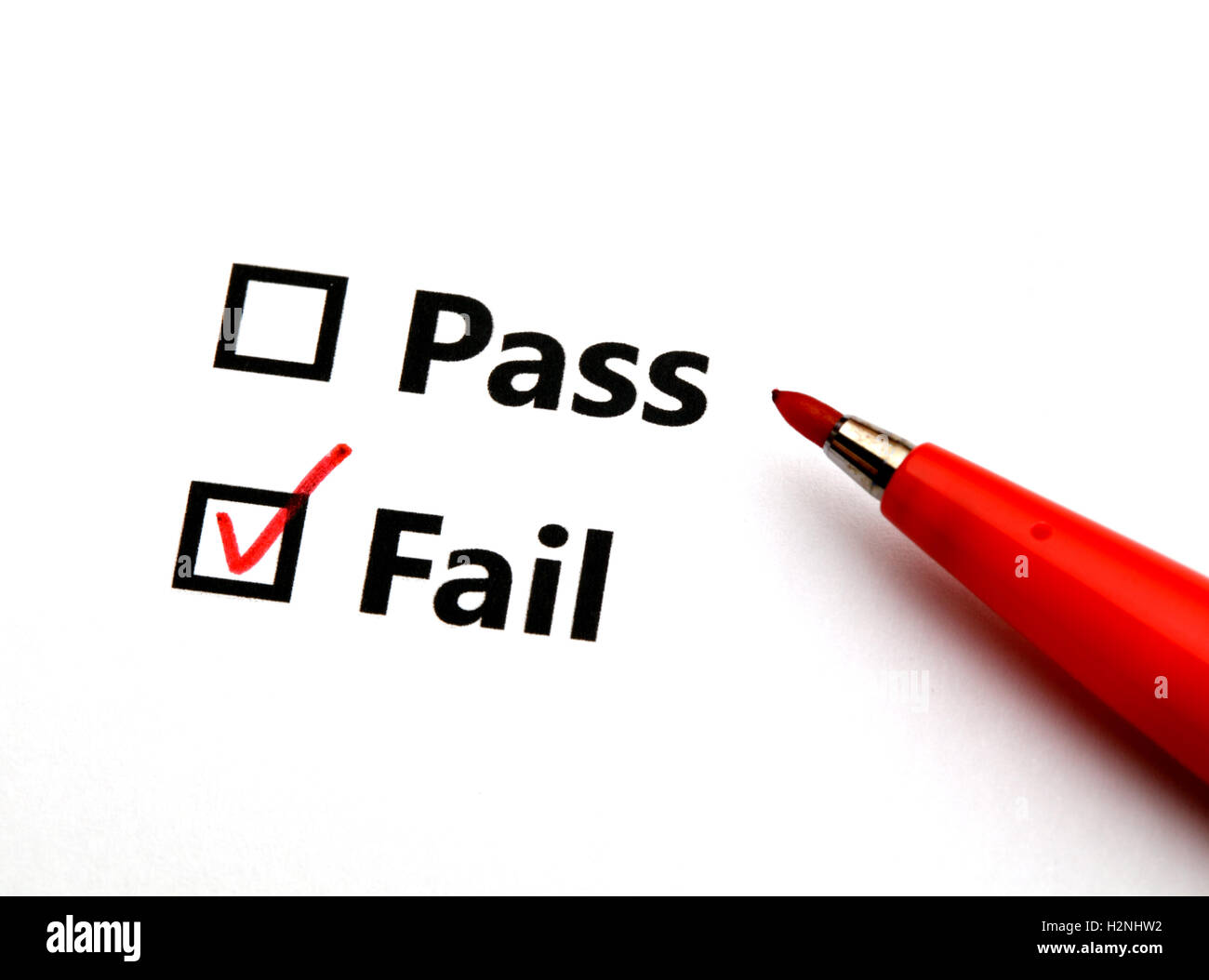 Pass or fail Stock Photo - Alamy