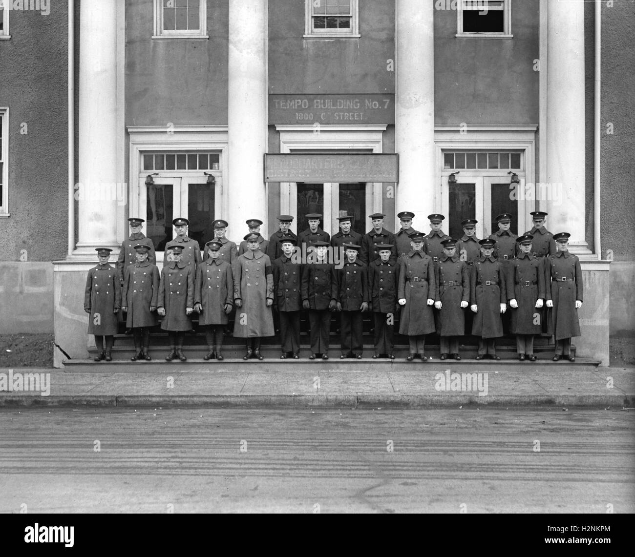 Pallbearers, Funeral of Former U.S. President Woodrow Wilson, Washington DC, USA, National Photo Company, February 6, 1924 Stock Photo