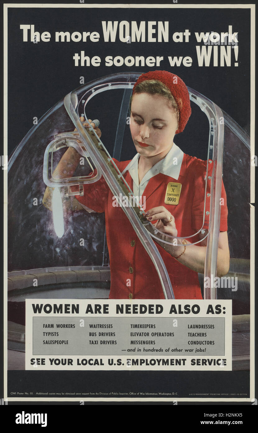 Women in the war we can t win without them War Manpower Commission Women In The War We Can T Win Without Them Alembic Rare Books
