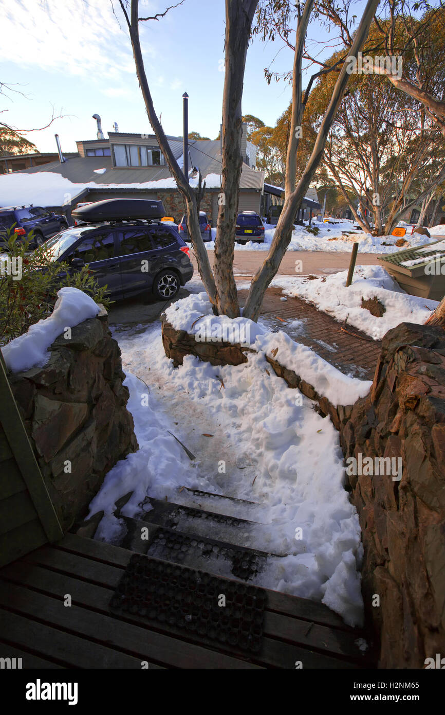 Dinner Plain Snow country Victoria Australia Stock Photo Alamy