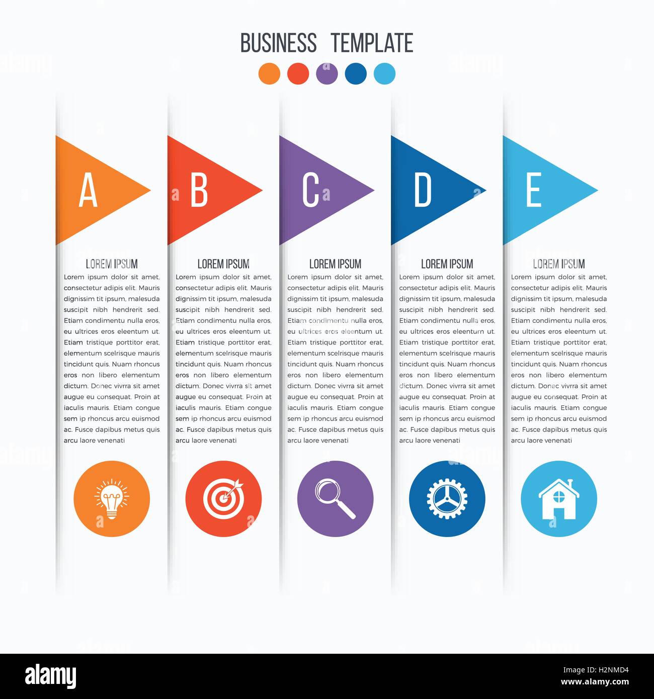 Vector arrows infographic. Template for diagram Stock Vector Image ...