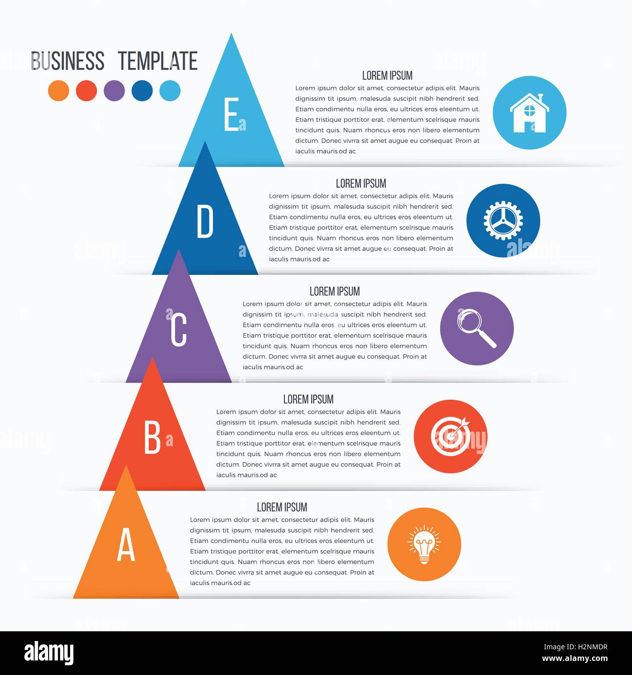 Vector arrows infographic. Template for diagram Stock Vector Image ...