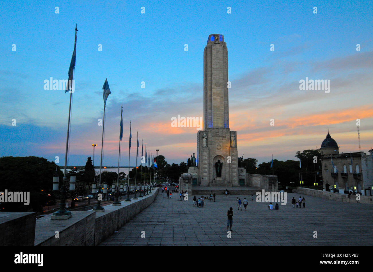 National Flag Memorial. Rosario, Argentina Stock Photo