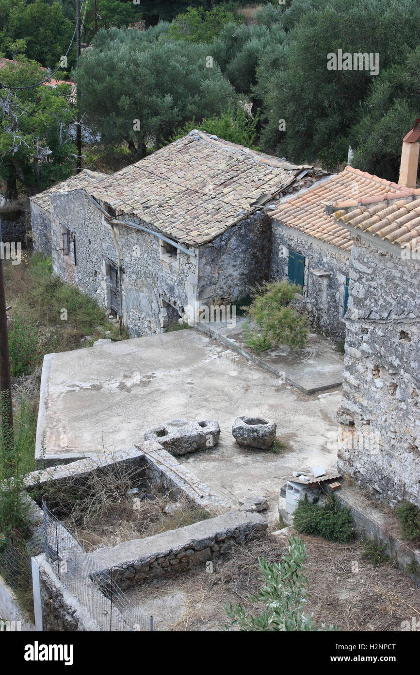 A small Greek village - Zakynthos island, Greece Stock Photo