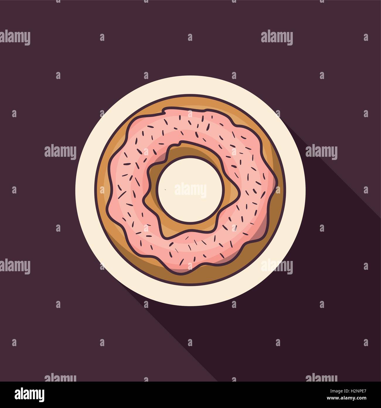 Donut of bakery food design Stock Vector Image & Art - Alamy