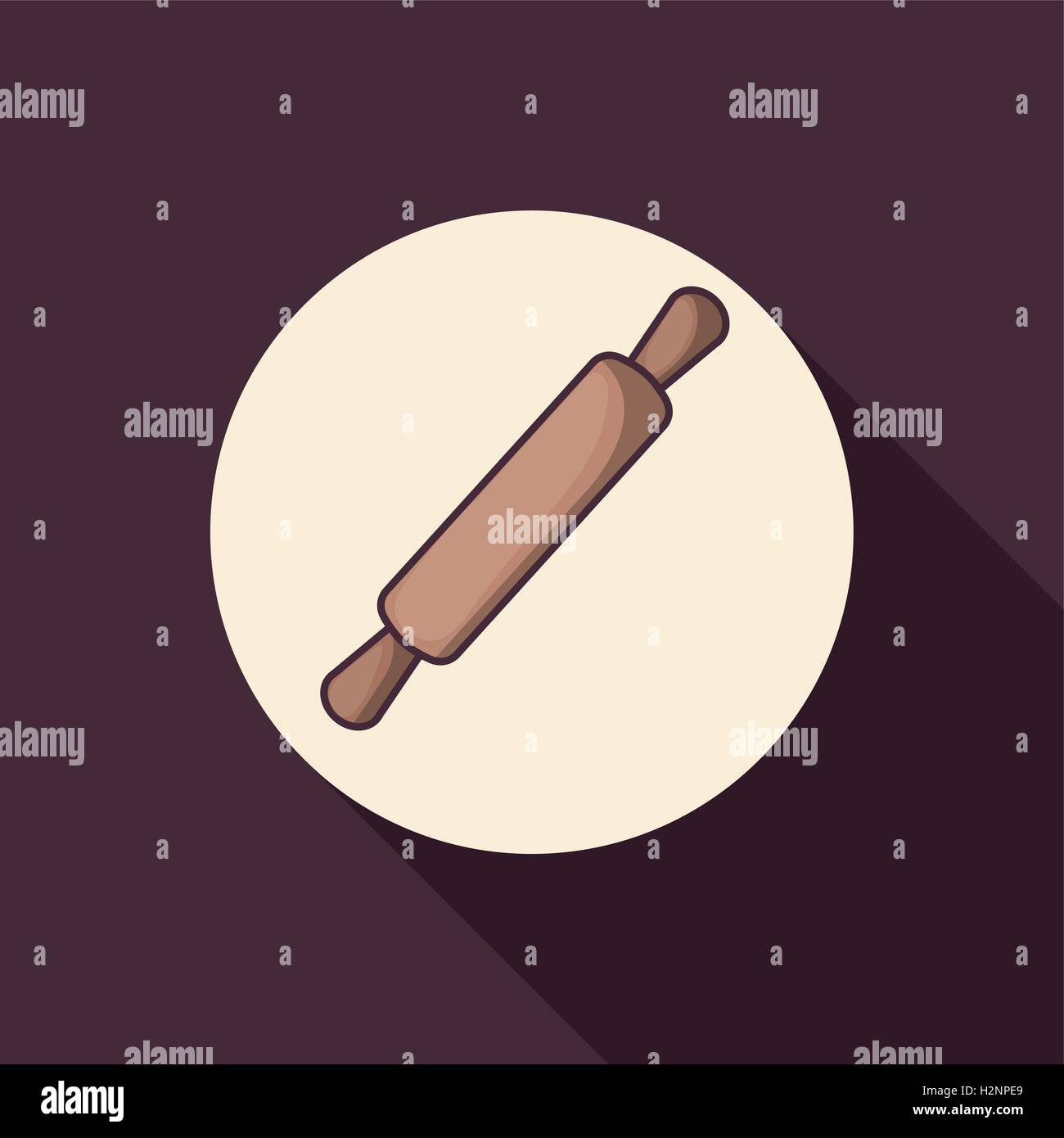 Rolling pin of bakery design Stock Vector Image & Art Alamy