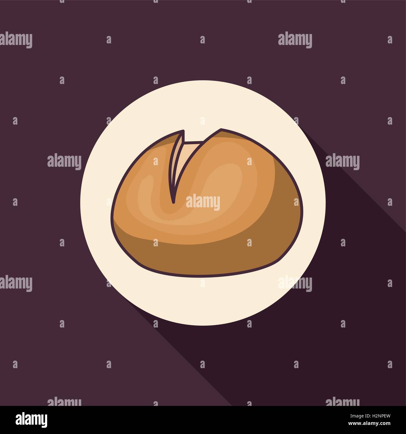 Bread of bakery food design Stock Vector Image & Art - Alamy