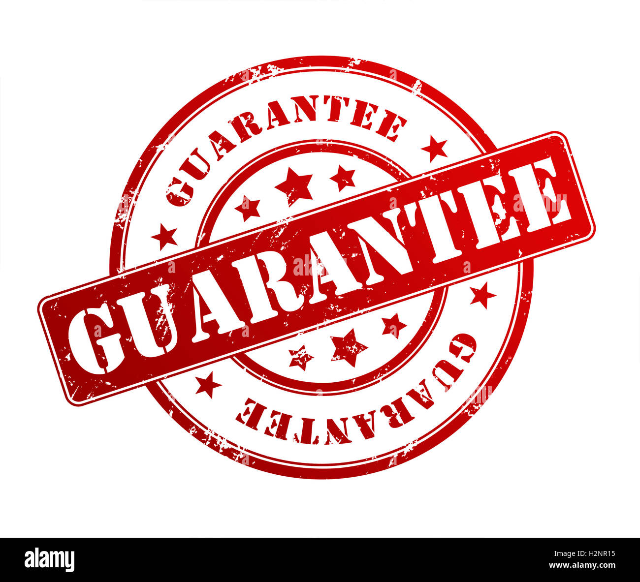 guarantee rubber stamp illustration Stock Photo - Alamy