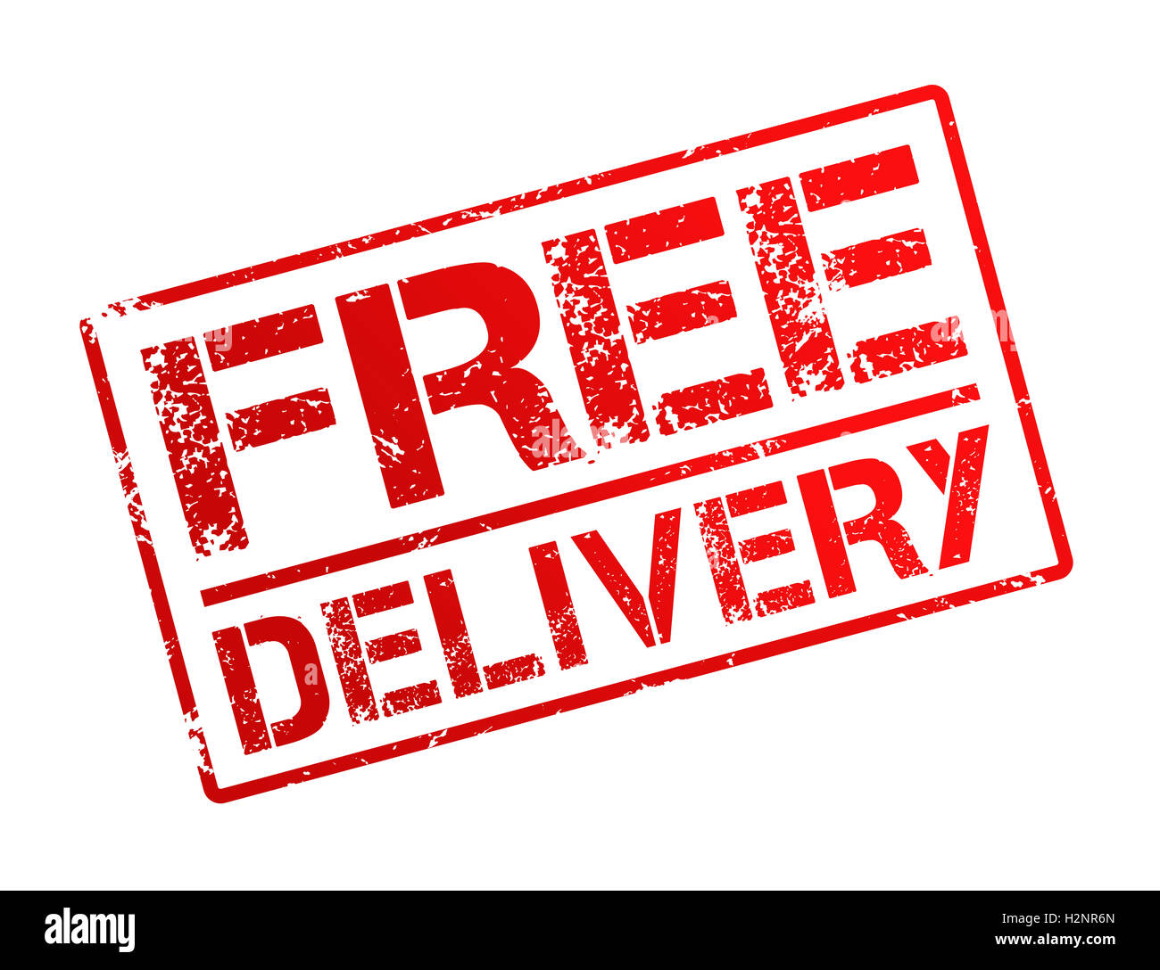 free delivery rubber stamp illustration Stock Photo - Alamy