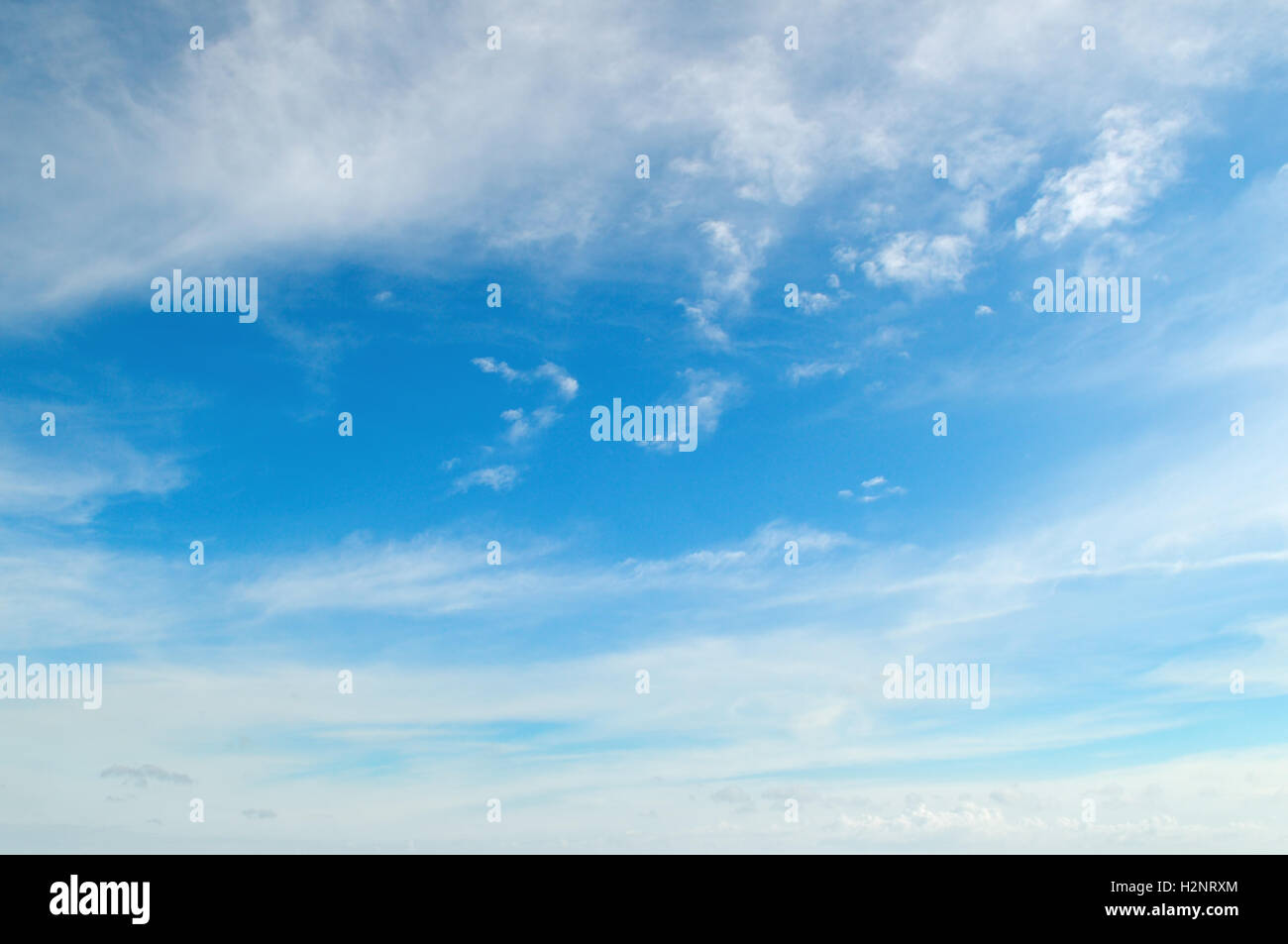 fluffy clouds in the blue sky Stock Photo - Alamy