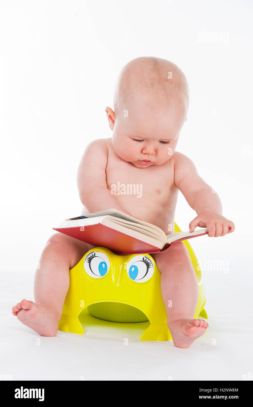 Child Sits On Potty High Resolution Stock Photography And Images Alamy
