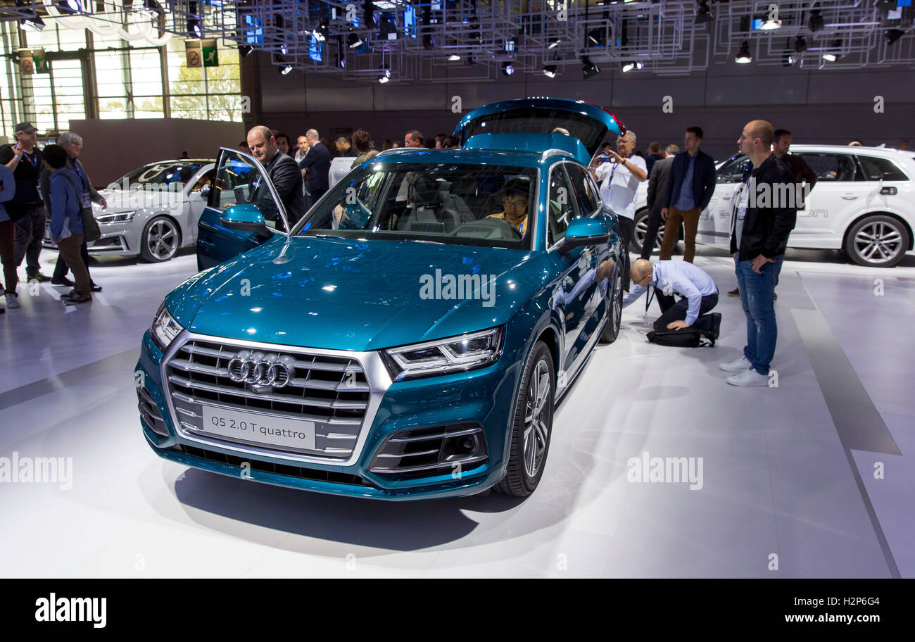 International Paris Motorshow, Audi Q5 Stock Photo