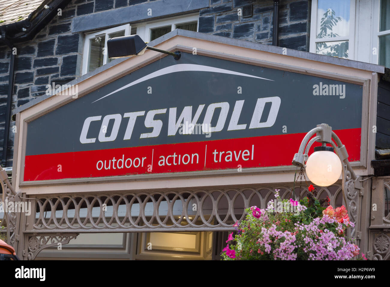 Cotswold Outdoor a retail store trading brand of AS Adventure Group Clothing and Footwear Stock Photo