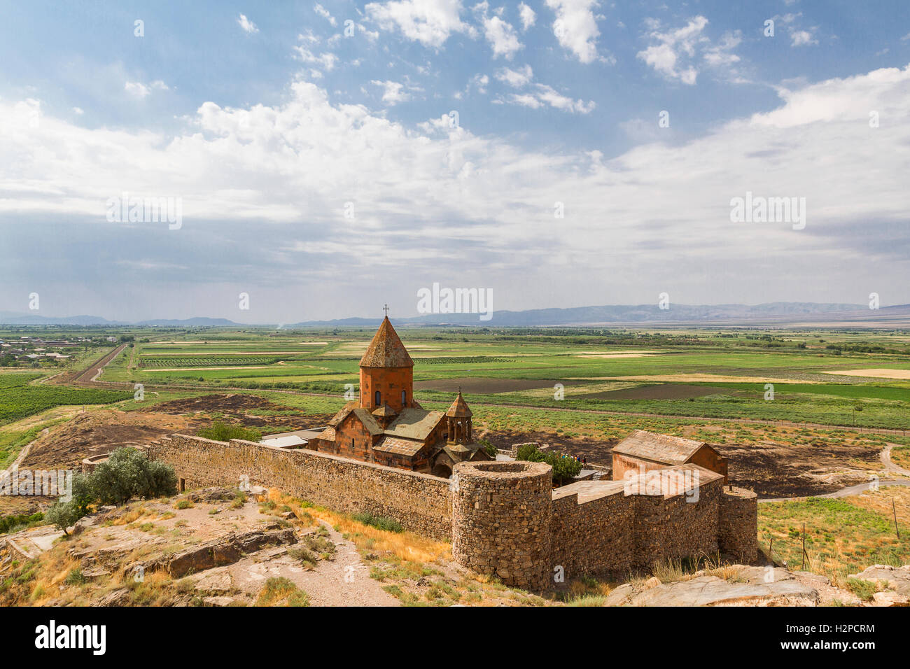 Khor Virap Monastery in Artashat, Armenia. Stock Photo