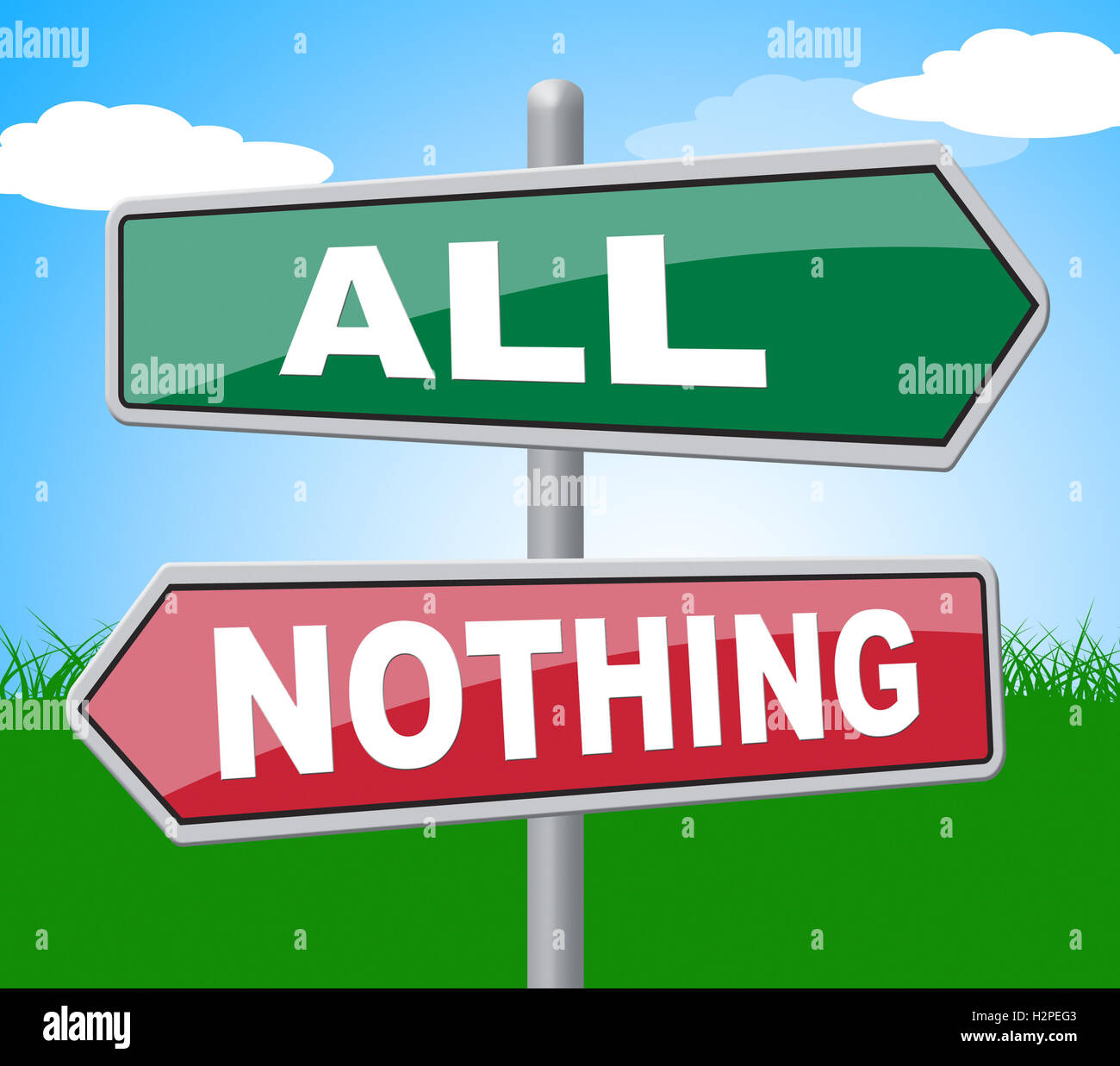 Show nothing. All of nothing.