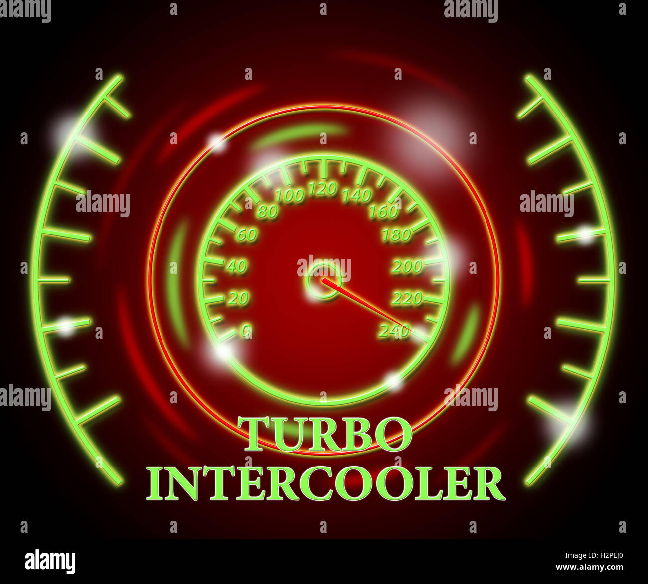 Turbo Intercooler Showing High Speed And Quicker Stock Photo Alamy