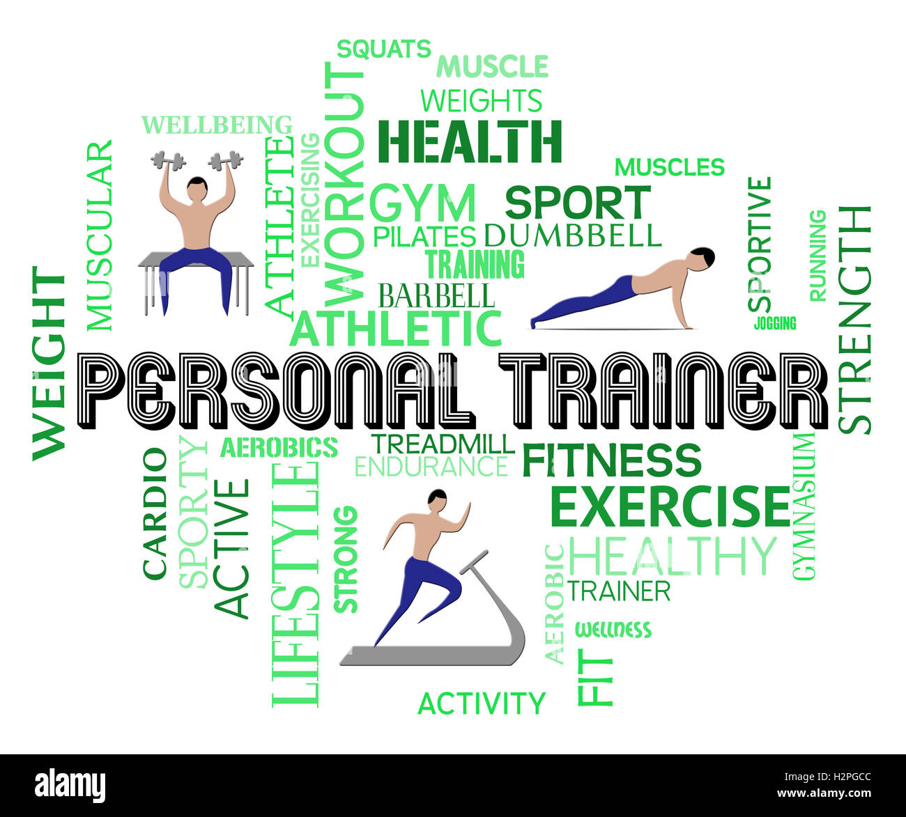 hetzelfde houd er rekening mee dat moersleutel Personal Trainer Meaning Physical Activity And Athletic Stock Photo - Alamy
