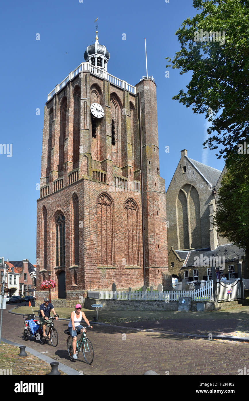 Workum Friesland Netherlands Sint Gertrudiskerk Church 15e -16e  Century Stock Photo