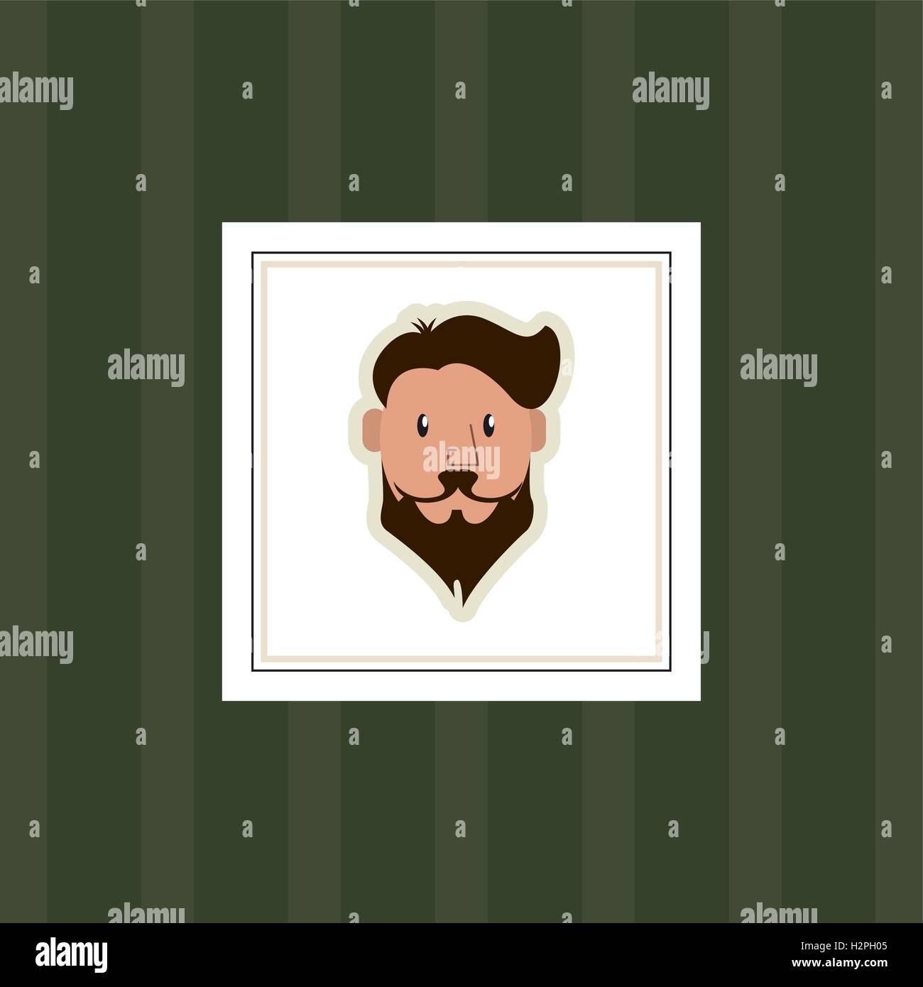 hipster man emblem image Stock Vector Image & Art - Alamy