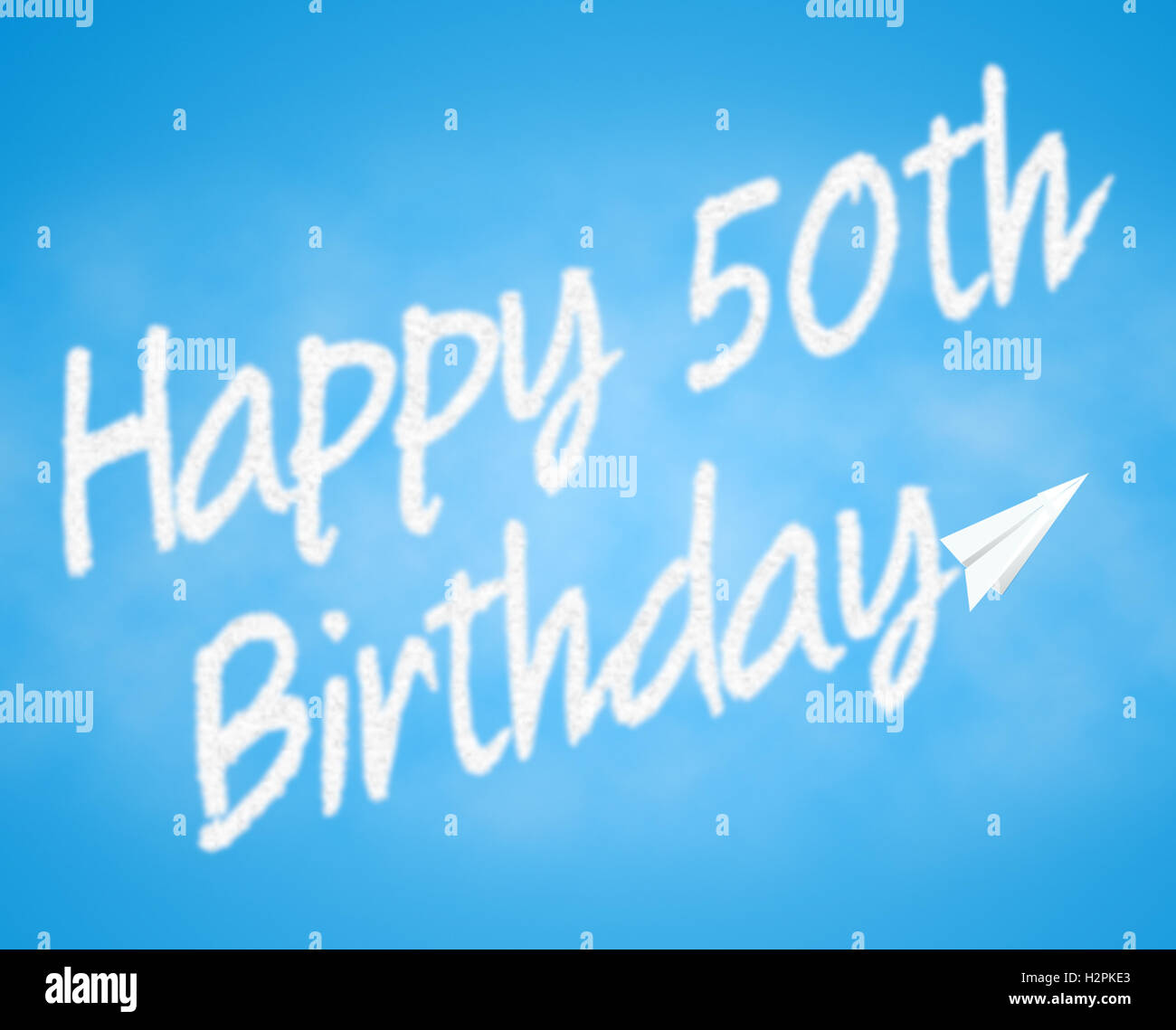 Happy Fiftieth Birthday Smoke In The Sky Represents 50th Celebrations happy-fiftieth-birthday-smoke-in-the-sky-represents-50th-celebrations