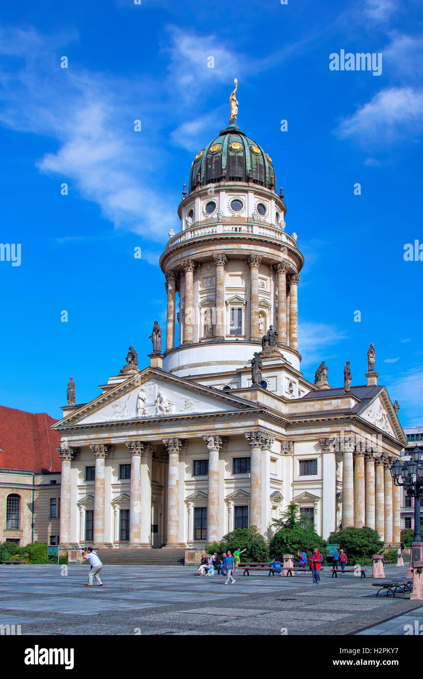 The French Cathedral in Gendarmenmarkt, Berlin Stock Photo