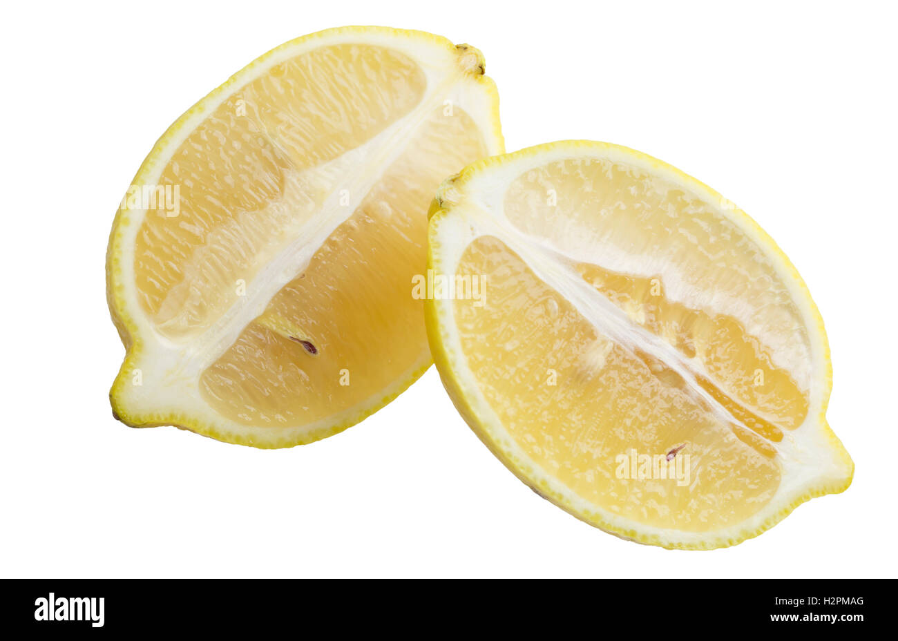 Isolated Lemon Stock Photo