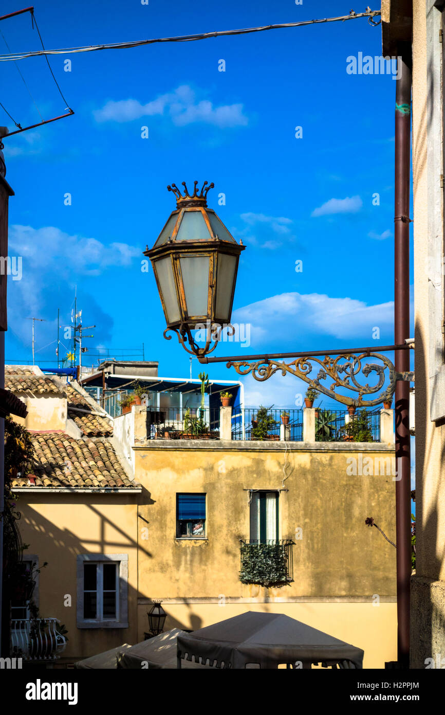 City of Taormina, Sicily, Italy Stock Photo