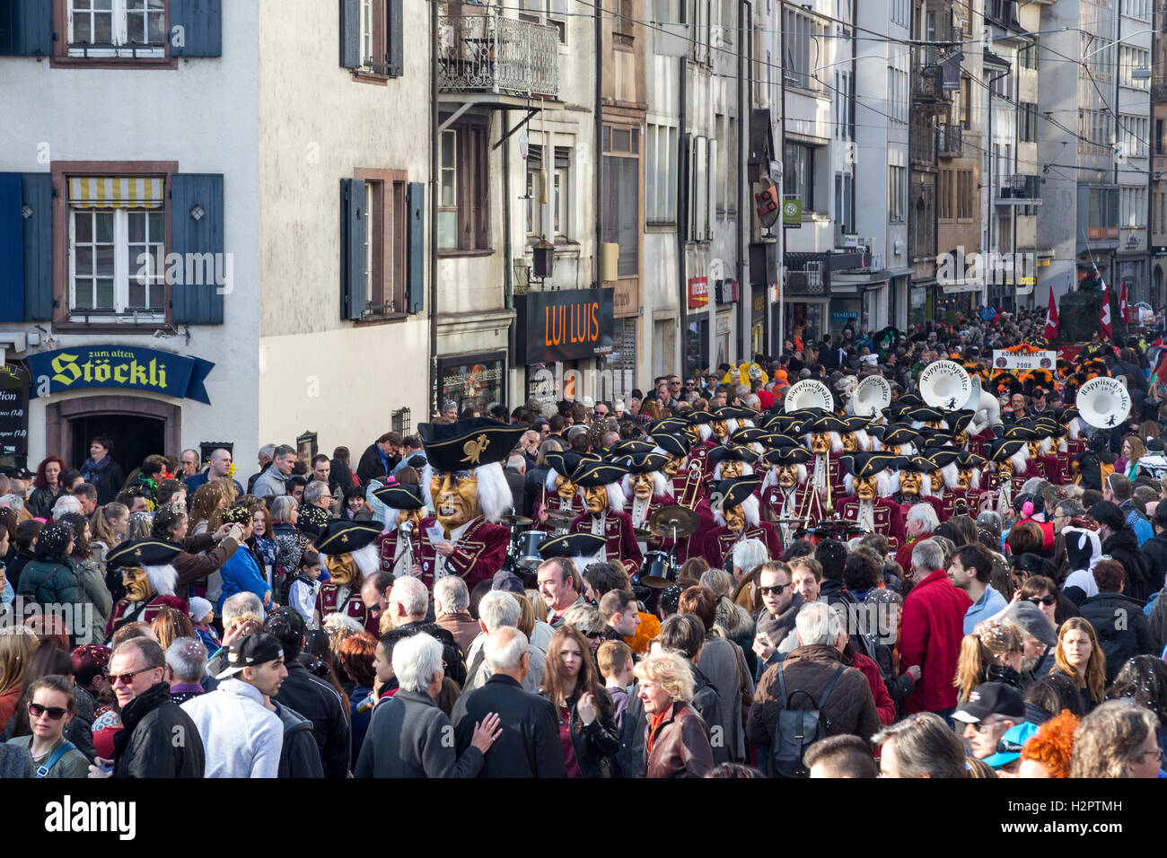 Carnival Parade in Basel, Switzerland Stock Photo Alamy