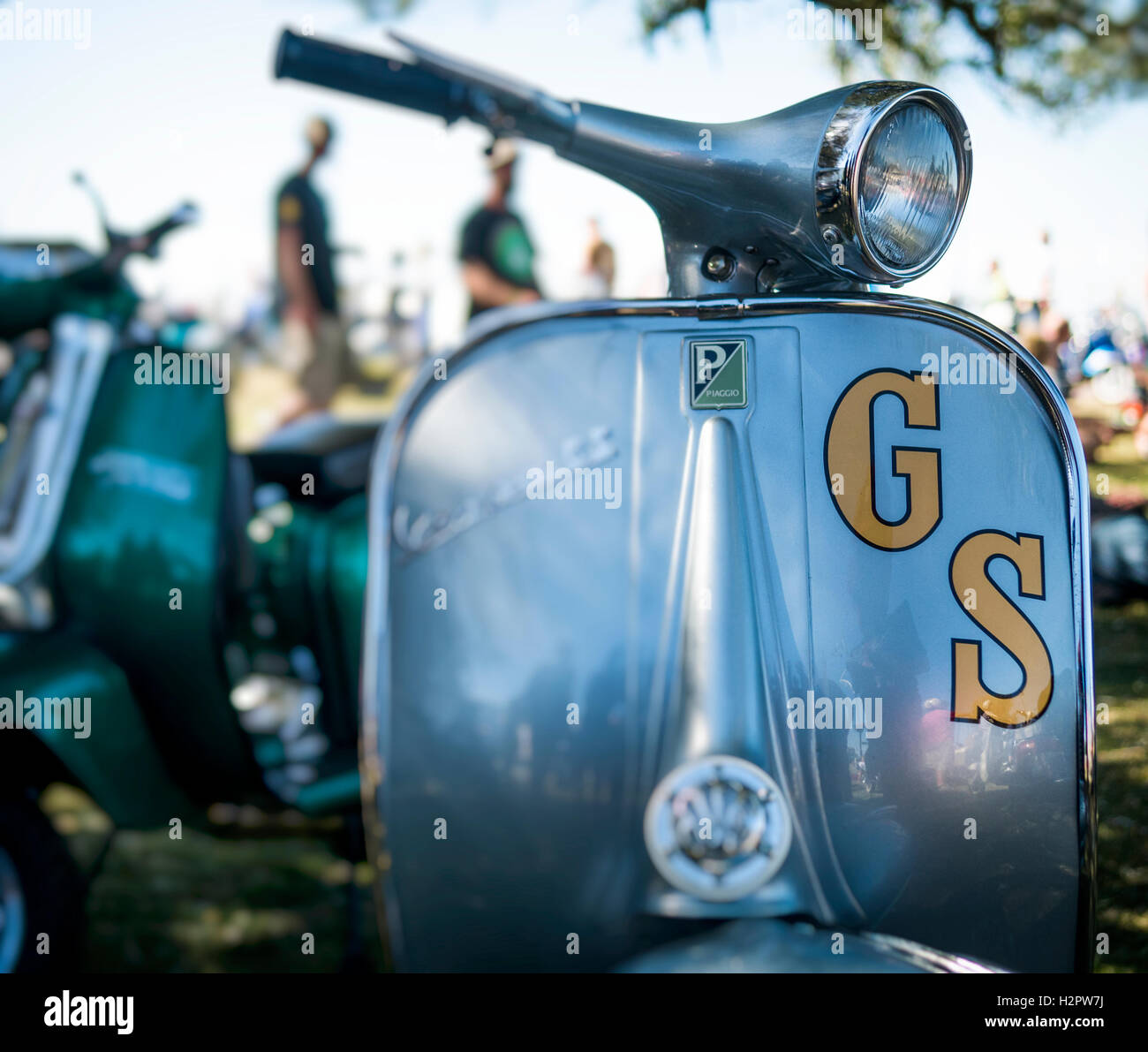 Vespa GS Scooter, first manufactured in 1946, Florence, Italy. Stock Photo