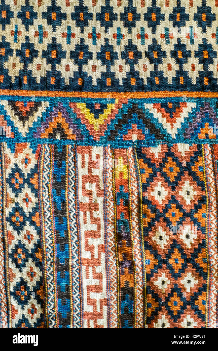 closeup of a handmade carpet design detail Stock Photo Alamy